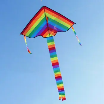1 BUC Nou Coada Lunga Rainbow Zmeu în aer liber Zmee care Zboară Jucării Zmeu Pentru copii Copii Zmeul Veni Cu 30 de milioane de Zmeu 1 BUC Nou