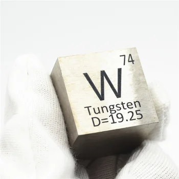 1 Inch Tungsten Cub de Wolfram Metal Densitate Cuburi W 99.95% Pur pentru Element de Colectare de BRICOLAJ, Hobby-uri, Meserii Display 25,4 mm