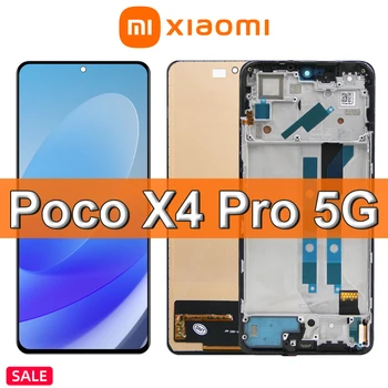 100% Testate Pentru Xiaomi POCO X4 Pro 5G Display LCD Touch Screen Digitizer Înlocuirea Ansamblului Pentru Xiaomi Poco X4 Pro Display