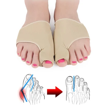 1Pair Mare Osoase Ortopedice Inflamație la picior Orteza Șosete Pedichiura Silicon Hallux Valgus Corector Bretelele de la Picioare Separator de Îngrijire de Picioare