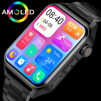 2022 Noi NFC Smart Watch Bărbați AMOLED 368*448 Ecran HD de Ritm Cardiac Bluetooth Apel IP68 Impermeabil Bărbați Pentru SmartWatch Huawei, Xiaomi