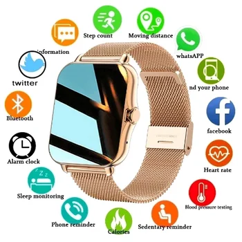 2022 Nou Ceas Inteligent Bărbați Femei Cadou De Sport, De Fitness, De Sănătate Monitor De Ritm Cardiac Bluetooth Digital Ceas Smartwatch