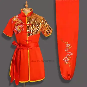 2022 vintage chineză wushu îmbrăcăminte uniformă wushu costum kung fu uniformă haine de arte marțiale uniformă chineză războinic costum