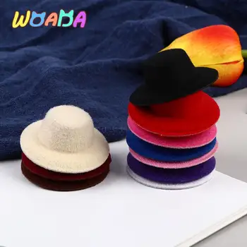 5Pcs 1:12 Păpuși Pălărie în Miniatură Mini Păpuși Drăguț Palarie de Păpuși, Accesorii Pentru Copii, Jucarii Cadou de Culoare Aleatorii