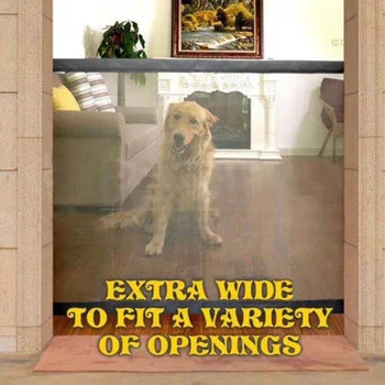Cainele Poarta Ingenios Plasă de Gard Pentru Interior și în aer liber în condiții de Siguranță Câine de Companie poarta de Siguranta Cabina de consumabile pentru animale de Companie Dropshipping