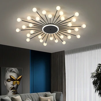 Candelabru Modern LED Lumini Plafon Lustre Pentru Camera de zi Dormitor Bucatarie Luciu de Iluminat Interior Decor Acasă de Prindere