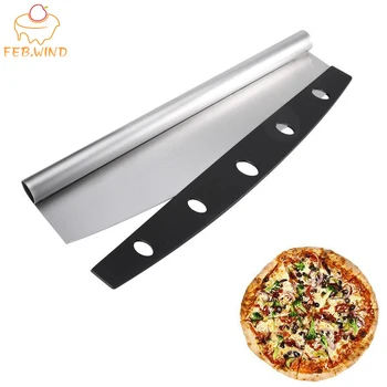Comerciale Din Oțel Inoxidabil Pizza Cutter Cu Capac De Bere Pizza Slicer/Tăietor De Aluat De Pizza Lamă De Tăiere Produse De Patiserie Instrumente 066