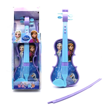 copii disney frozen princess vioara de jucarie electrica simulare joc muzica de chitara de jucarie de desene animate pentru copii instrumente muzicale jucarii