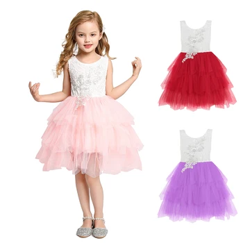 Fetițe, rochii pentru petrecere si de nunta de vara 2021 toddler copii rochii pentru fete tutu petrecere pentru copii rochie de printesa