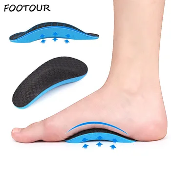 FOOTOUR Suport Arc Semele Ortopedice pentru Pantofi Insertii EVA Corector Picioare Plate Fasciita Plantara Ameliorarea Durerii Picior de Îngrijire Tampoane