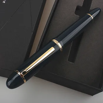 Jinhao X159 Bine Peniță de Stilou, Negru Acrilic Dimensiuni Mari Scris Stilou caneta