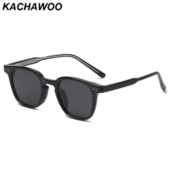 Kachawoo pătrat bărbați ochelari de soare polarizat rama tr90 nit maro negru ochelari de soare pentru femei cadouri lucrate manual de înaltă calitate