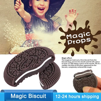 Kids Magic Biscuit OREO Cookie-uri Trucuri Magice Accesoriu Recuzită Cookie Magic de Restaurare, Până Aproape de elemente de Recuzită Pentru Ușor de Magia Show-Jucarii Copii