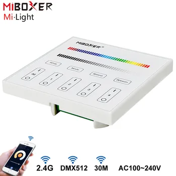 Miboxer Controler Dmx 512 Intrare 110v 220v Mi Lumina Dmx Controller-Rgb Rgbw Rgbcct Ieșire DMX512 2.4 G CCT Milight DMX Dimmer