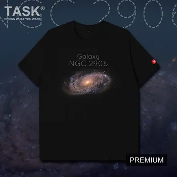 NGC2906 Galaxie Spirală Cosmică Astronomie Leo Tricou. Maneca scurta 100% Bumbac Casual T-shirt Vrac Top Marimea S-3XL