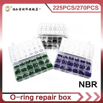 Nitril cauciuc O-ring NBR rezistent la ulei inel de etanșare de aer condiționat Auto kit de reparatie rezistent la apa si ulei-dovada O-ring