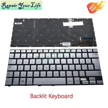 Noi BRITANIE Tastatură cu iluminare din spate Pentru Samsung 730U4 740U3E NP730U3E NP730U4 NP740U3E Argint Tastatura Laptop