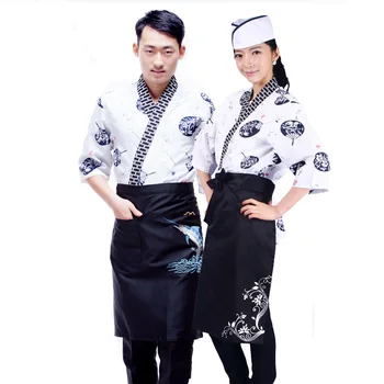 noul bucătar Japonez uniformă a găti jachete Japonia chef uniforme Japoneze sushi bărbați și femei, să poarte chef Servic uzura de muncă