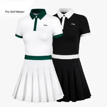 PGM Noul Golf Haine pentru Femei Rochie Slim Fit Sport Tenis Doamna Fusta Plisata Trimite Bottom pantaloni Scurți Respirabil Piele-Friendly