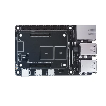 PI4B placă de Expansiune Pentru Raspberry Pi 4B CM4/CB1 USB 2.0+Compatibil HDMI 2.0+1000M Ethernet Interfață BTT PI4B Adaptor