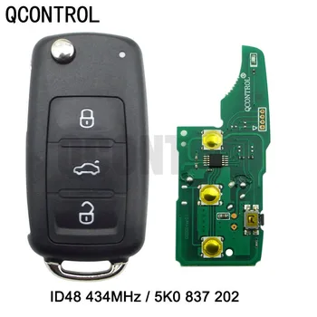 QCONTROL Cheie de la Distanță Masina pentru 5K0837202/5FA010180-00 pentru Beetle/Caddy/Eos/Golf/Jetta/Polo/Scirocco/Sharan/Touran/PÂNĂ VW/VolksWagen
