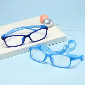 Rame de ochelari pentru Copii Ochelari TR90 Flexibil Miopie Optice Cadru de Copii Siliciu Ochelari Sport Ochelari Copii Curea