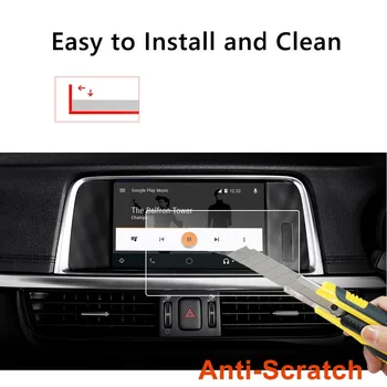 RUIYA Mașină de Navigare Ecran Protector Pentru Optima UVO 8 Inch 2017 2018 Centrul Touch Display Auto Autocolante de Interior Accesorii