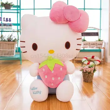 Sanrio Hello Kitty Jucarie De Plus Kawaii Perna Papusa Animal De Pluș Copii Plushies Decor Acasă Peluche Fete Cadou De Ziua De Nastere