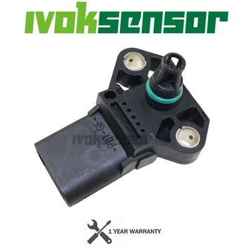 Senzor MAP Presiune galerie Turbo Boost 3 bari Pentru AUDI A2 A3 A4 A5 VW Golf Jetta Seat Toledo, Skoda Fabta 038906051C 0281002401