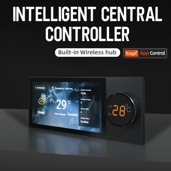 TUYA Smart 6-inch Multi-funcțional de Control Central LCD Touch Panel Pentru Acasă de Automatizare Scena de Control WiFi, Zigbee Dispozitive