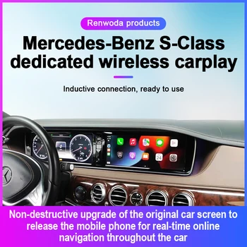 Wireless CarPlay pentru Mercedes Benz toate seriile(A/B/C/E/GL/S), cu Android Auto Mirror Link AirPlay Masina Funcții de Redare