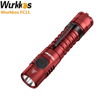 Wurkkos FC11 Lanternă Tactică 18650 CONDUS 1300lm LH351D Mini Buzunar Lumina USB-C Reîncărcabilă Magnetic Coada 90CRI Lampa Camping