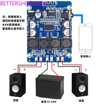 XH-M314 Ultra Clear Bluetooth Digital, Amplificator de Putere de Bord TPA3118 Dual 45W Amplificator Audio Modul AUX Decodare