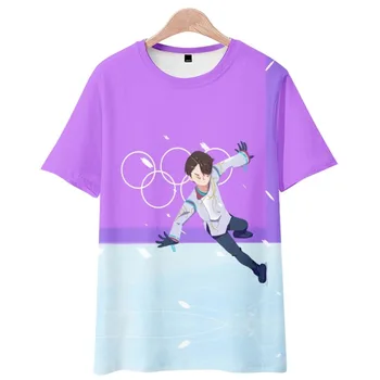 Yuzuru Hanyu 3D Print T Shirt Femei Barbati Moda de Vara O-gat Maneci Scurte Amuzante Tshirt Graphic Tee Streetwear Harajuku Topuri