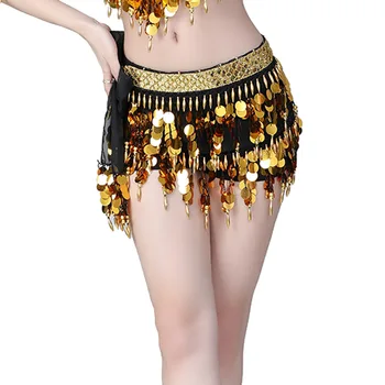 Știri de Moda de Înaltă Calitate Nou Burta Costume Centura de Sold Monede de Belly Dance Talie Esarfa pentru Femei de Burtă de Dans Hip Esarfa Accesorii